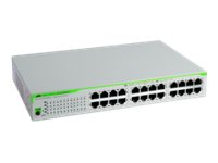 ALLIED 24 port 10/100/1000TX unmanaged switch with internal power supply EU Power Adapter