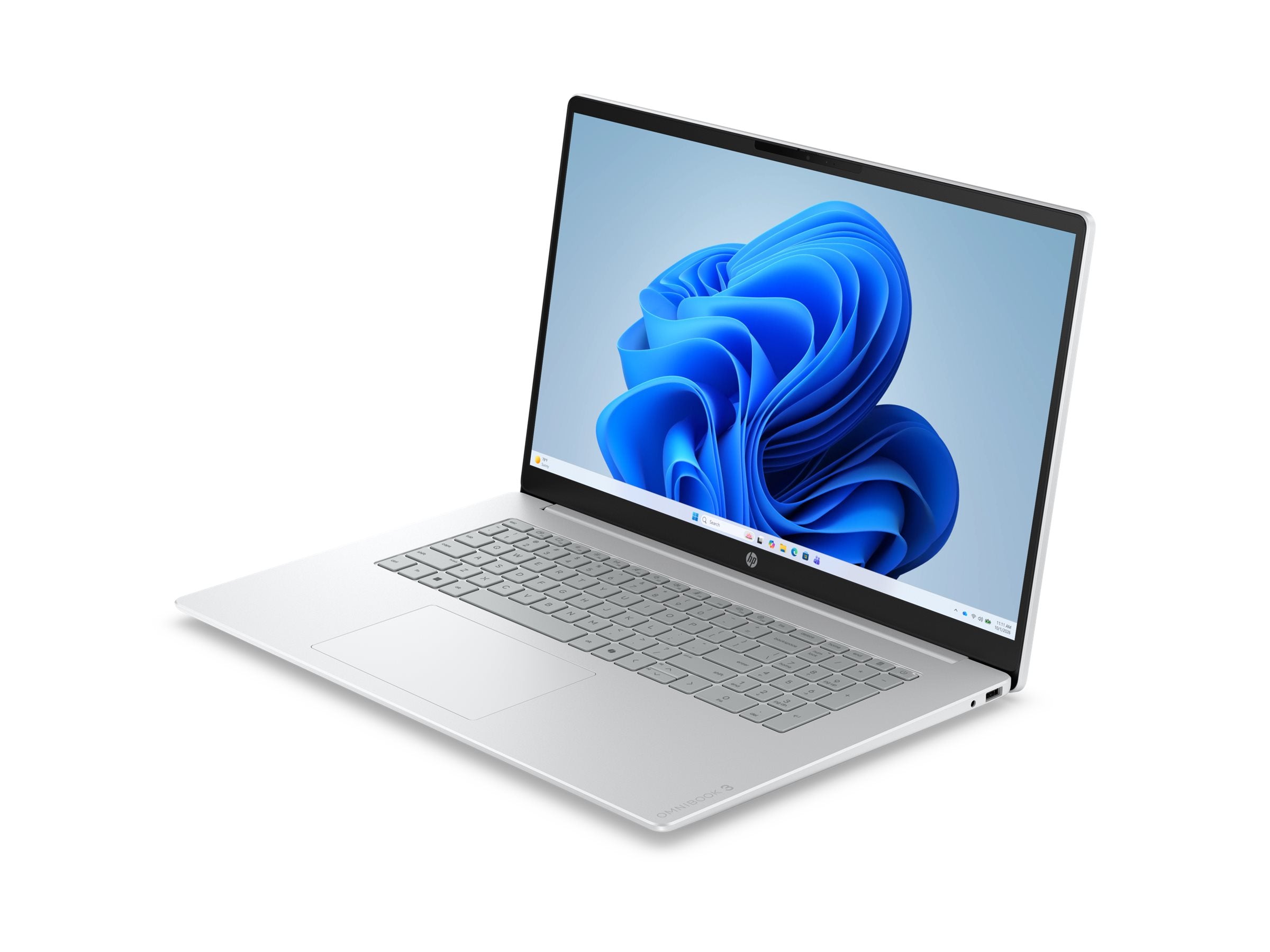 HP OmniBook 3 17-dp0056nfx - PC Portable - AMD Ryzen 5 40 - 17.3p FHD - 8Go - 512Go SSD - W11H - Argent glacier
