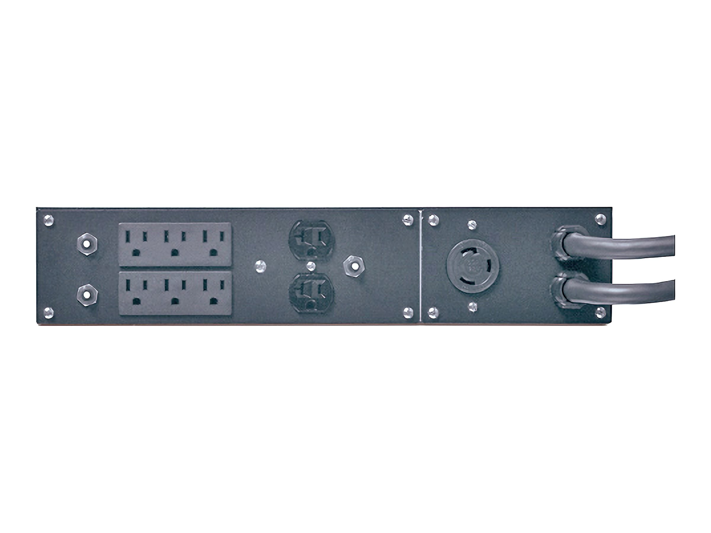 APC Service Bypass Panel Bypass switch rack-mountable AC 100/120V output connectors 8 2U 19 3.05m cord Black