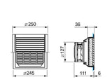 APC FILTERFAN 300M3/H 230V IP54