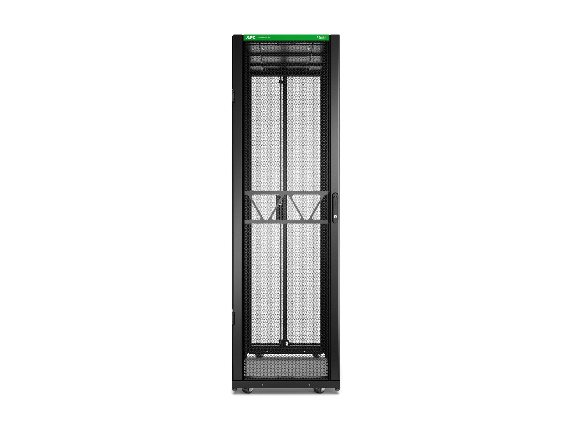 APC NetShelter SX Gen 2 Rack cabinet 1991H x 600W x 1200D mm with sides floor-standing Black 42U 19 TAA Compliant