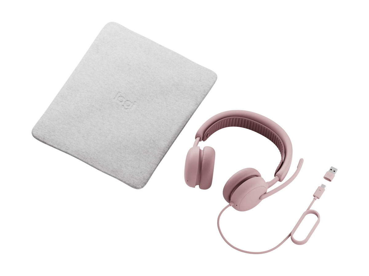 LOGITECH Zone Wired 2 Headset - Rose
