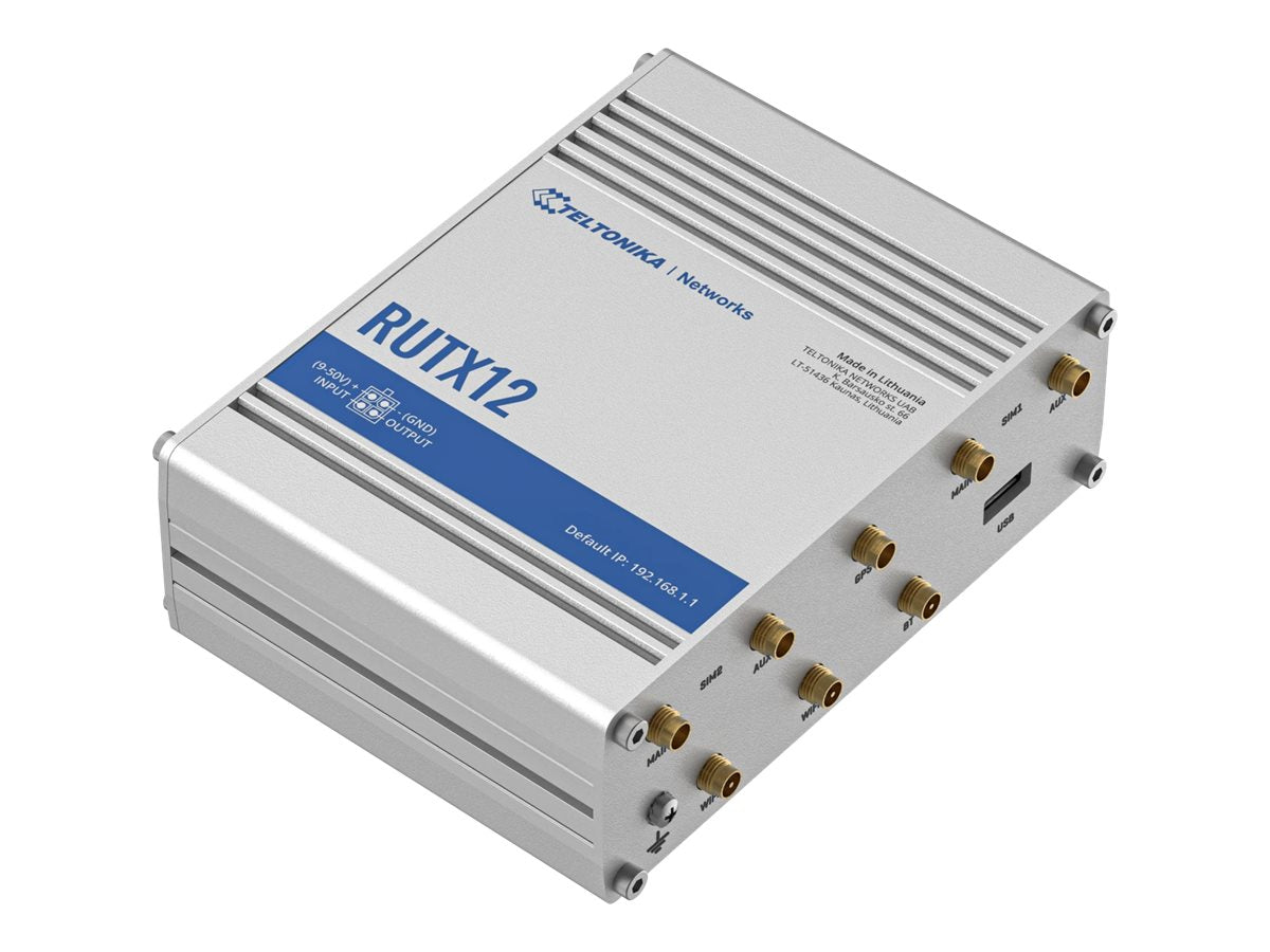 TELTONIKA NETWORKS RUTX12 DUAL SIM 4G/LTE router