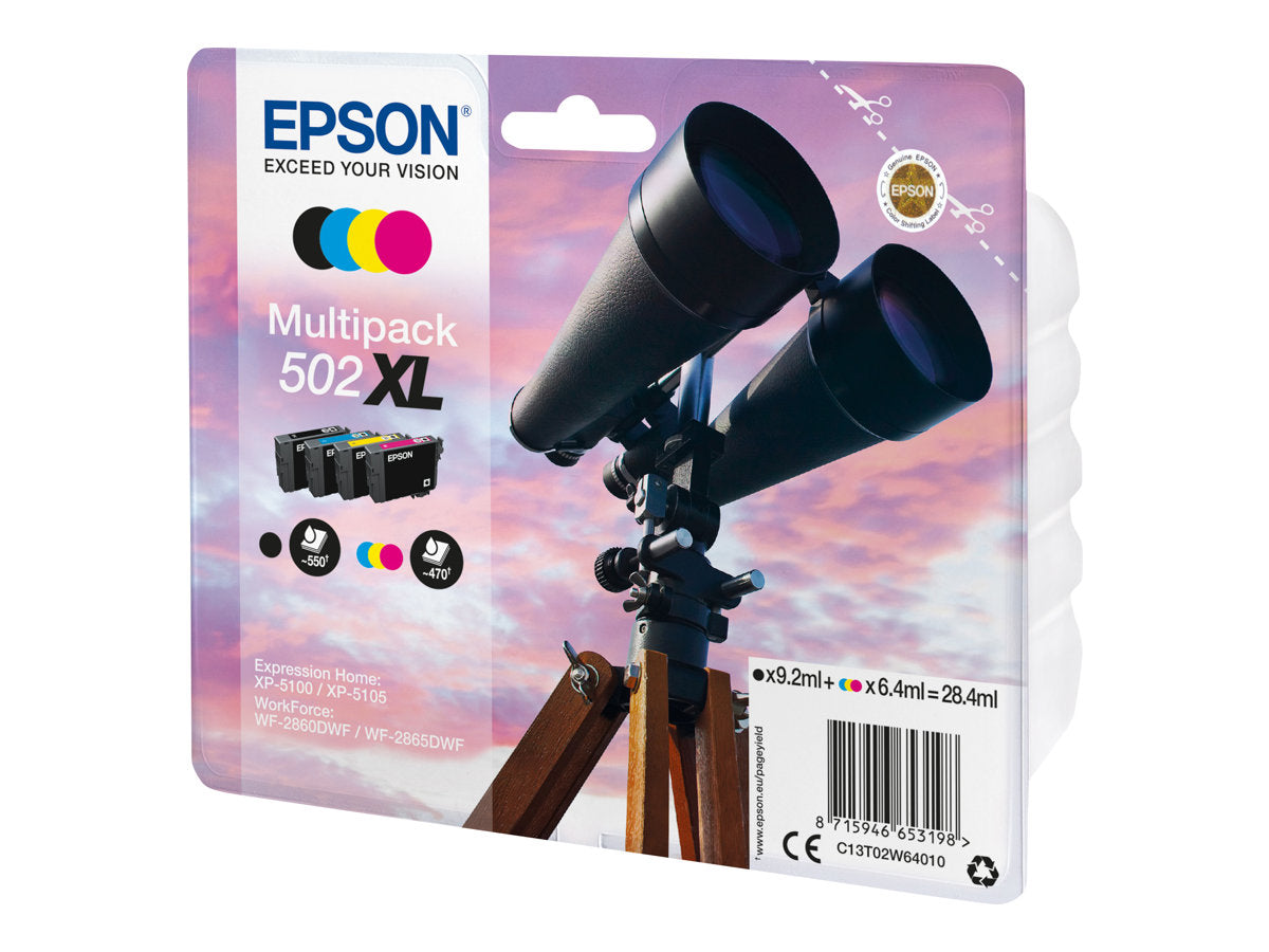 EPSON 1LB Multipack 4-colours 502XL Ink SEC w/s