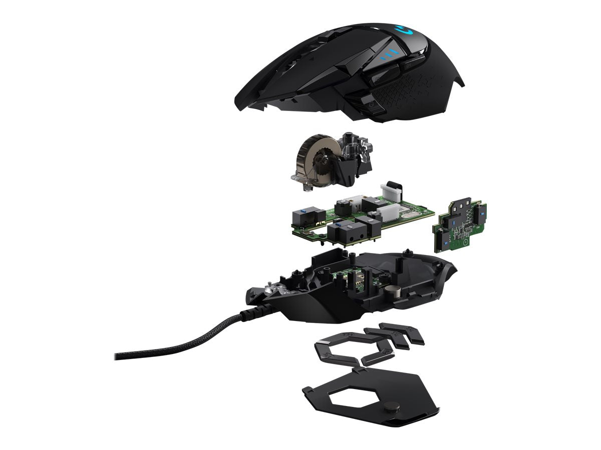 LOGITECH Gaming Mouse G502 Hero Mouse optical 11 buttons wired USB