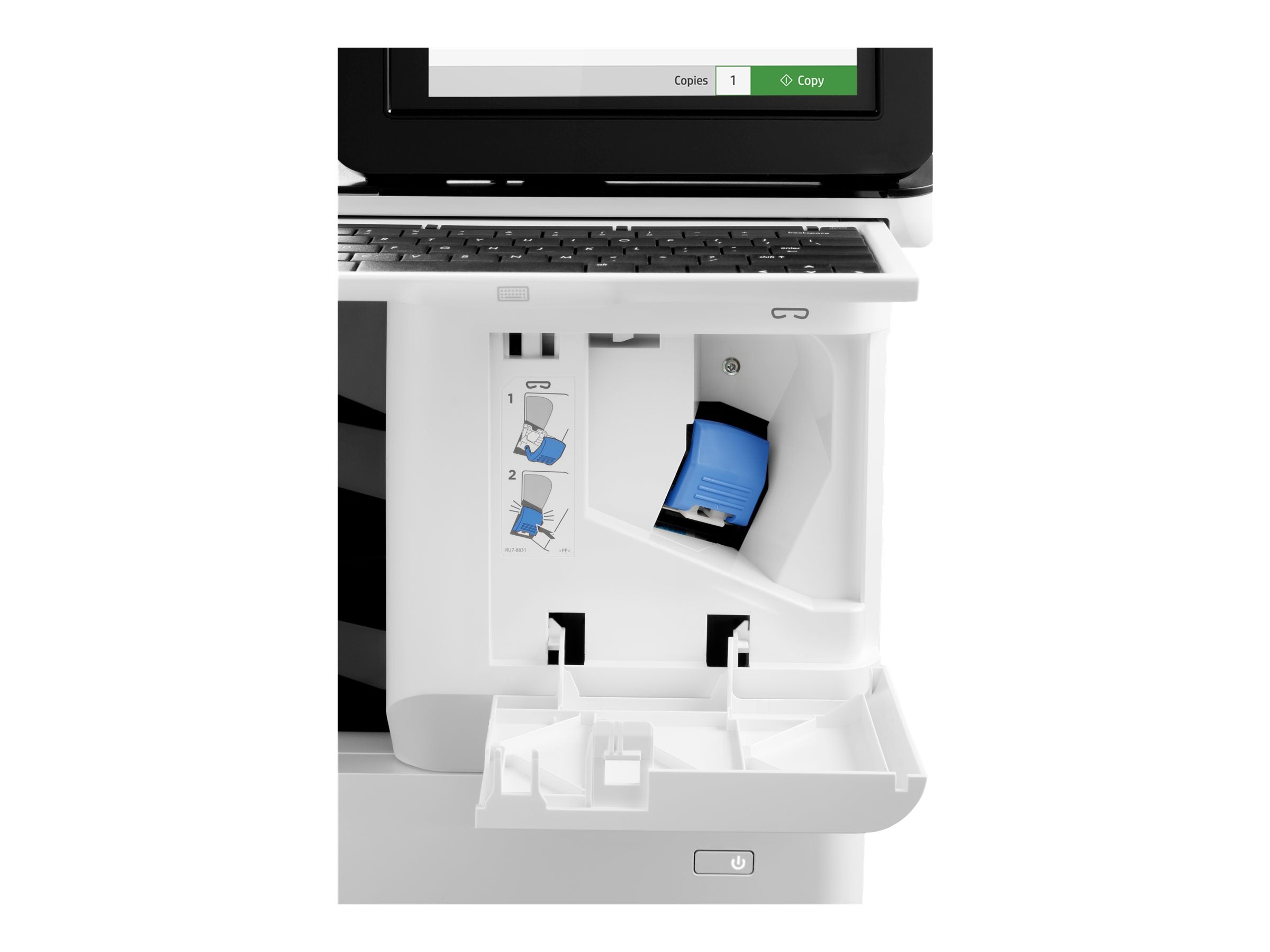 HP LaserJet Enterprise Flow MFP M636z MFP Mono laser 216x864mm A4 71ppm Copy 71ppm Print 650sheets USB LAN Wi-Fi Bluetooth