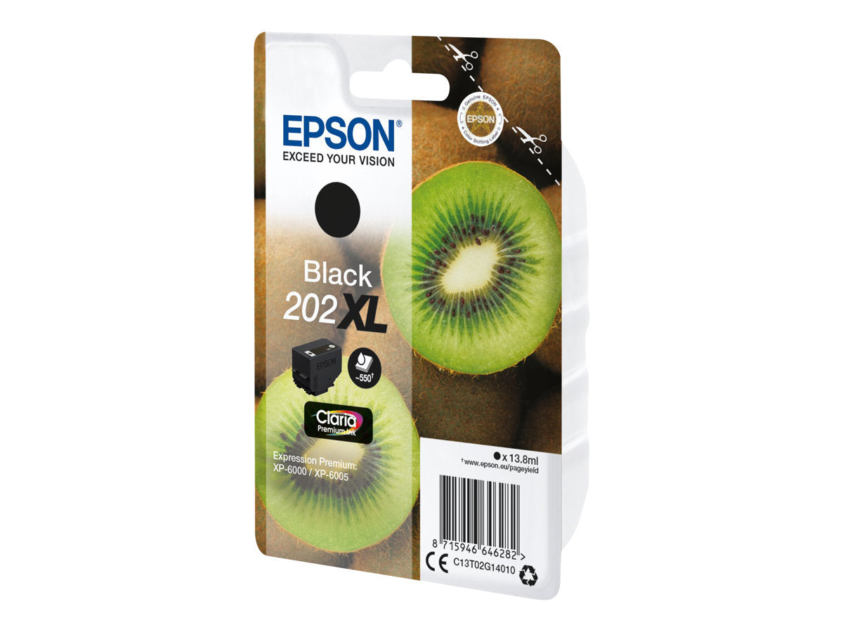 EPSON 4LB Singlepack Black 202XL Kiwi Clara Premium Ink