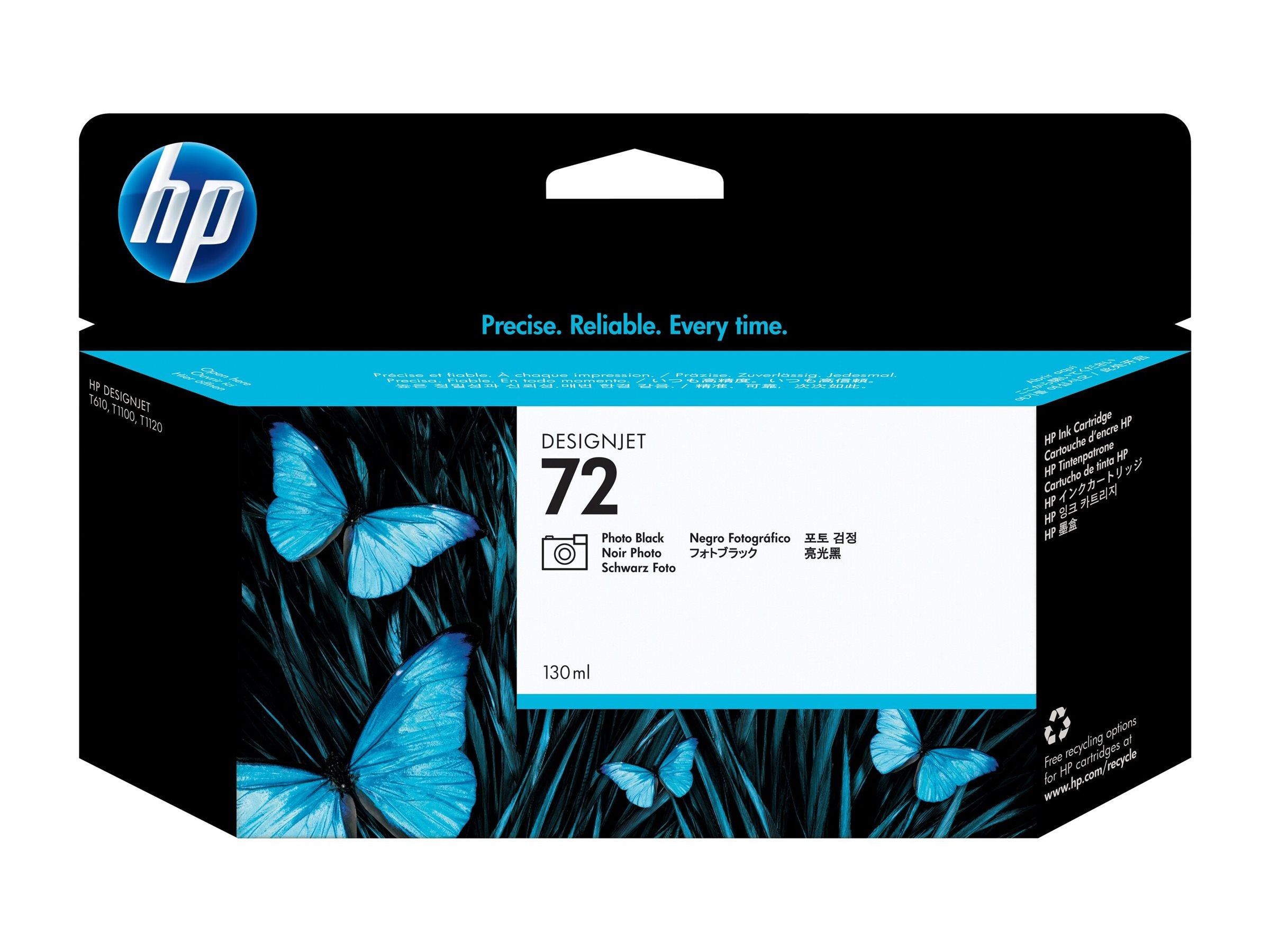 HP 72 original UV Ink cartridge C9370A photo black high capacity 130ml 1-pack