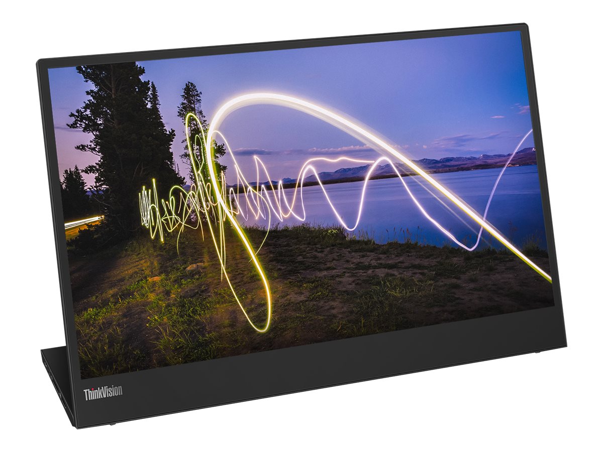 LENOVO ThinkVision M15 LED Écran 15.6p portable 1920x1080 Full HD (1080p) 60Hz IPS 250cd/m2 1000:1 6ms 2xUSB-C