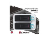 KINGSTON 64Go USB3.2 Gen 1 DataTraveler Exodia Black+Teal 2 Pieces