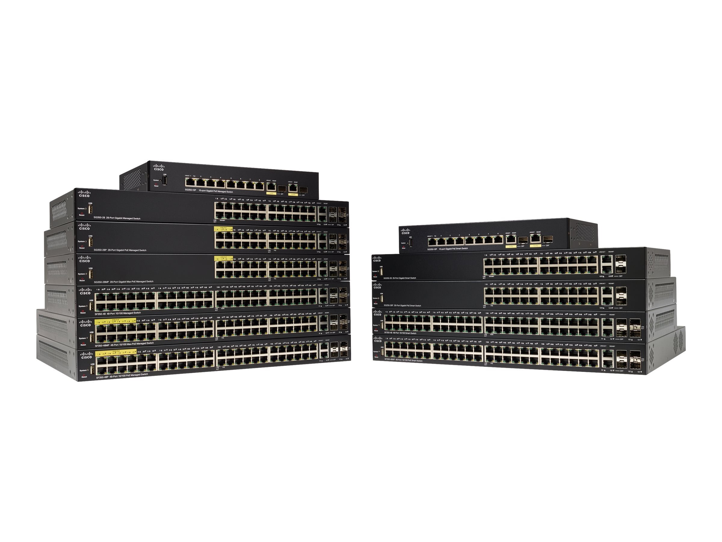 CISCO SF350-24P24-PRT10/100POEMANAGEDSWITCH REMANUFACTURED