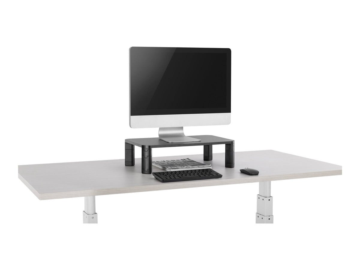 TNB Monitor Riser With Modular Riser Solid Particle Board And Moisture Resistance Heavy-Duty 20Kg Adjustable Height