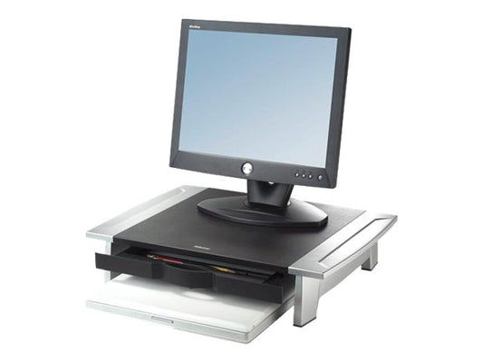 FELLOWES MONITOR RISER STAND FOR MONITOR BLACK SILVER