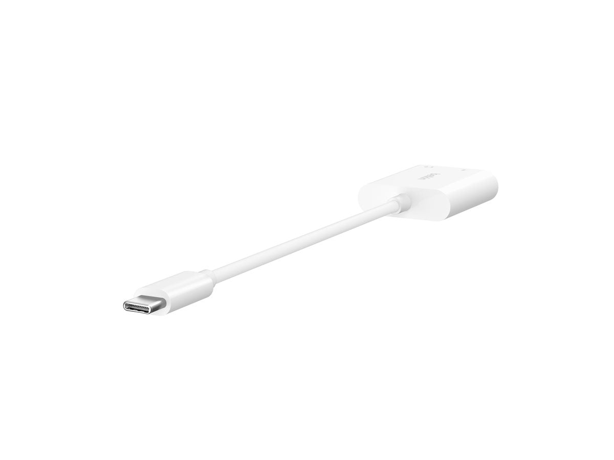 BELKIN Rockstar 3.5mm Audio + USB-C Charge Adapter