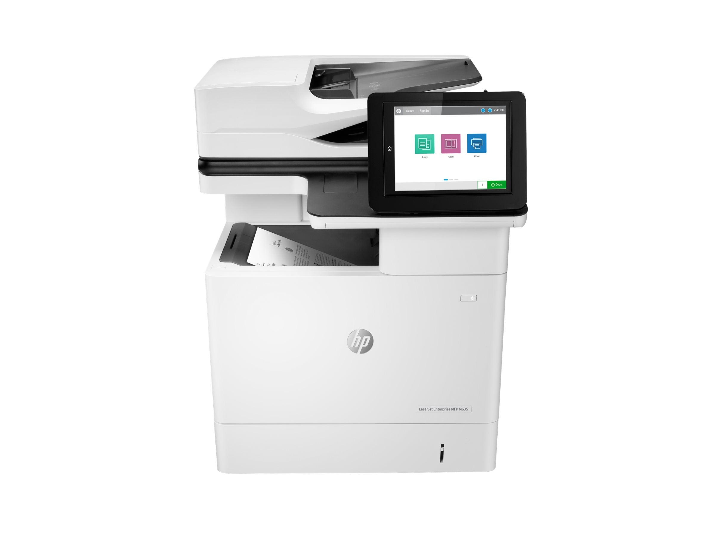 HP LaserJet Enterprise MFP M635h MFP Mono laser 216x864mm A4 61ppm Copy 61ppm Print 650sheets USB LAN
