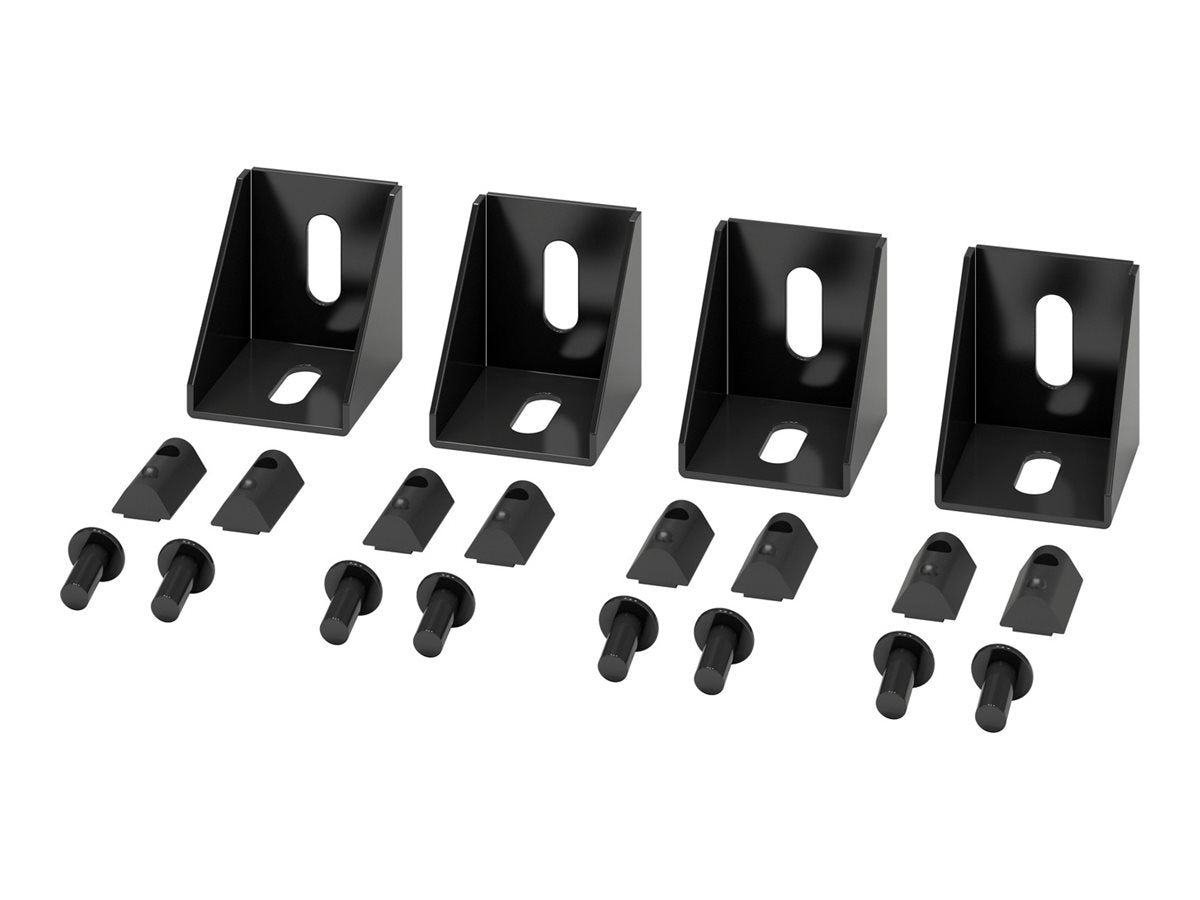 Right Angle Connector x4 Black