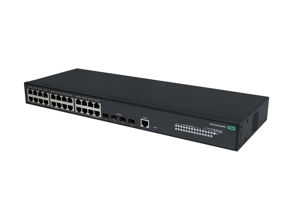 HPE Networking CW 2050 20p 10/100/1000BASE-T 4p Smart Rate 1/2.5GbE 4p SFP 1G/2.5G Switch EU en