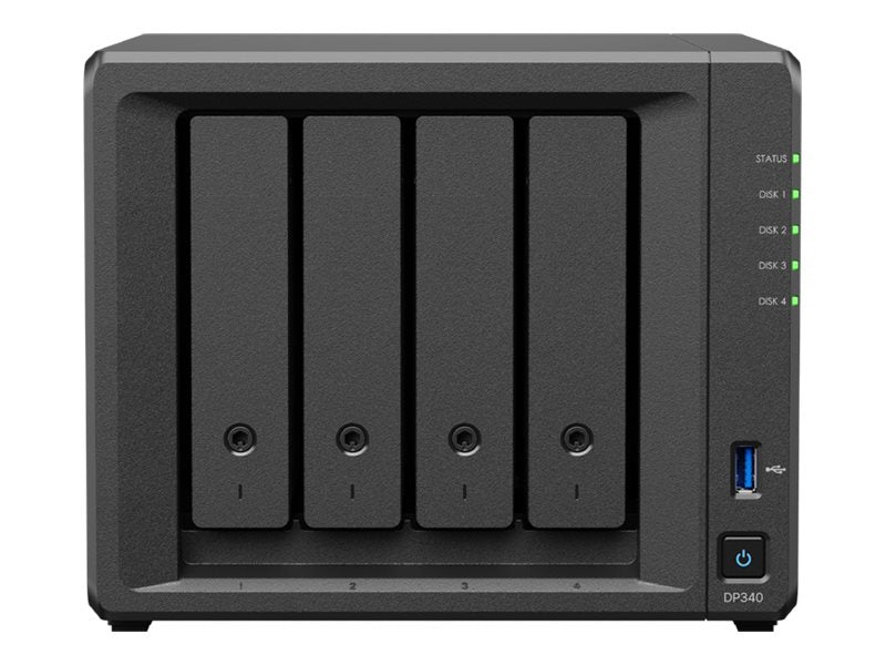 SYNOLOGY DP340 Backup Solution 4 Sockets AMD Ryzen Embedded R1600 16Go Memory