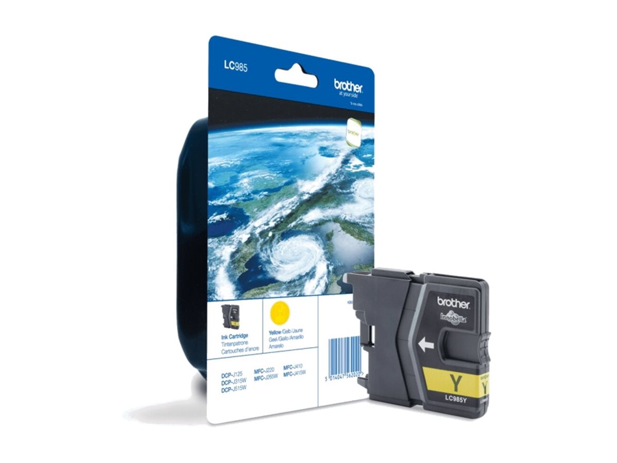 BROTHER LC-985 cartouche dencre jaune capacité standard 260 pages pack de 1