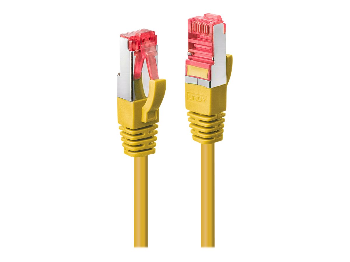 LINDY Cat.6 S/FTP Cable yellow 1m Patchcable