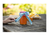 BROTHER P-Touch 12mm light blue/gold ribbon tape