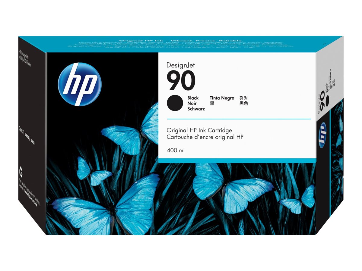 HP 90 original Ink cartridge C5058A black standard capacity 400ml 1-pack