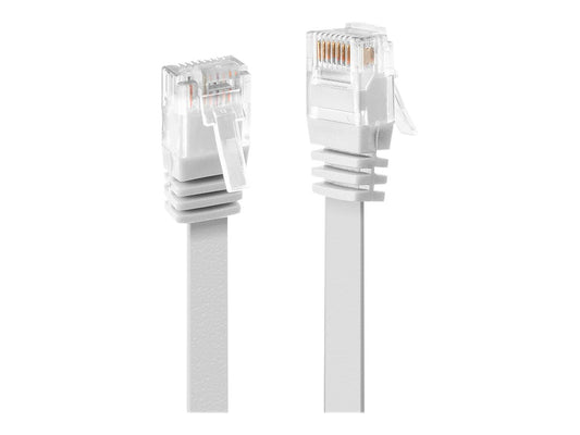 LINDY Cat.6 Ribbon Patch Cable Unshielded White 3m Without Shielding