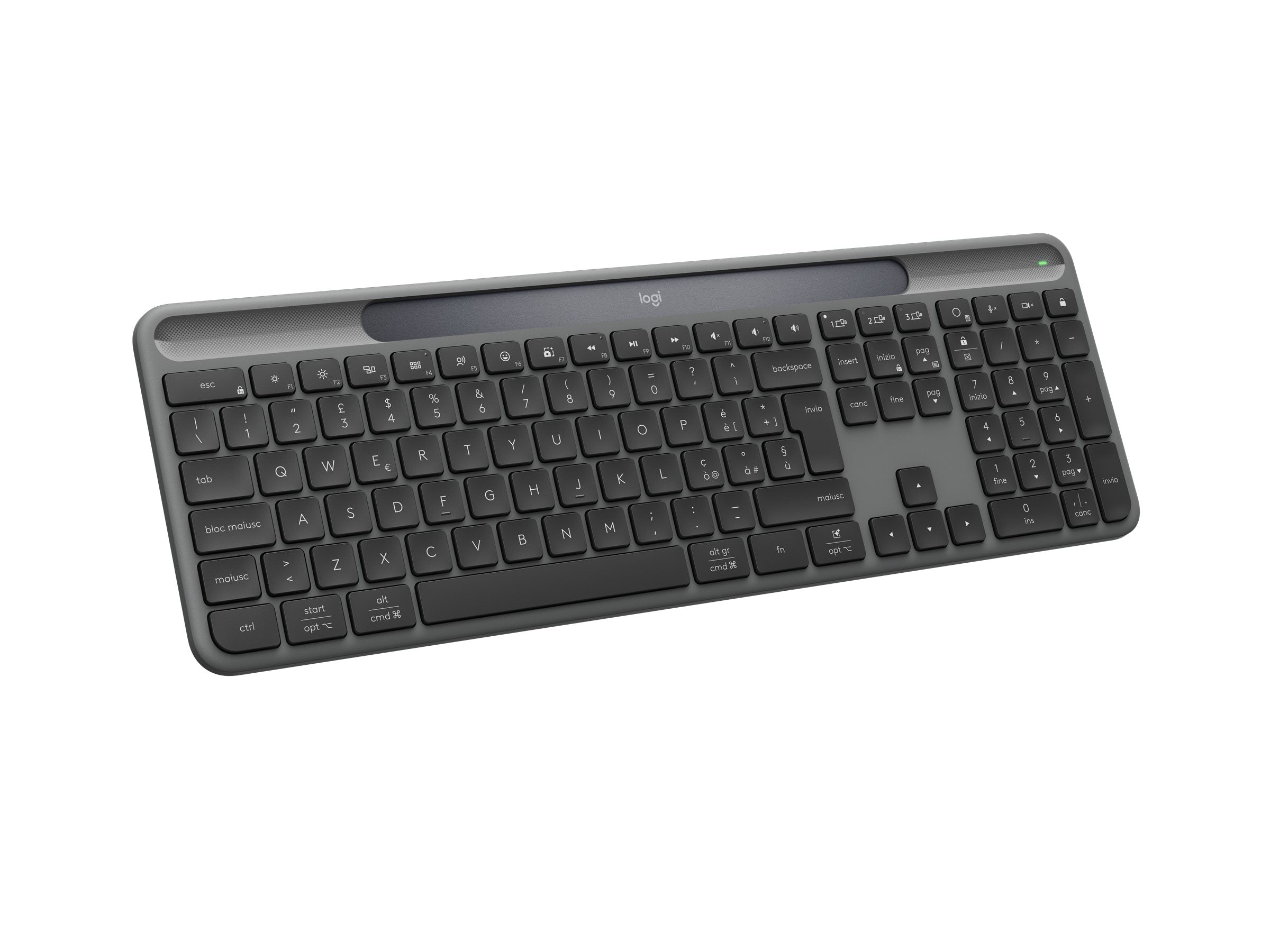 LOGITECH Slim Solar+ for Business - Graphite - (IT)