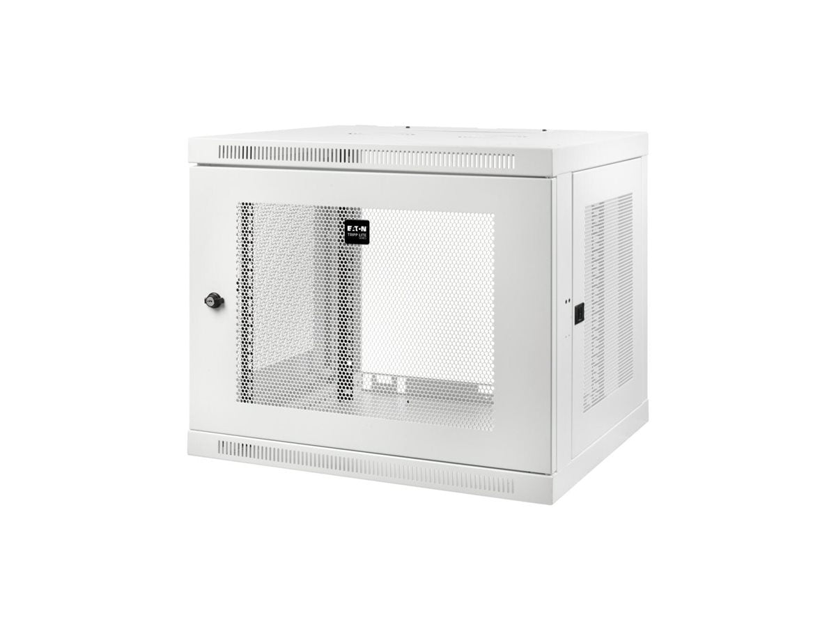 EATON TRIPPLITE Wallmount Rack Enclosure Cabinet 9U Switch Depth Deep White Rack enclosure cabinet wall mountable white 9U