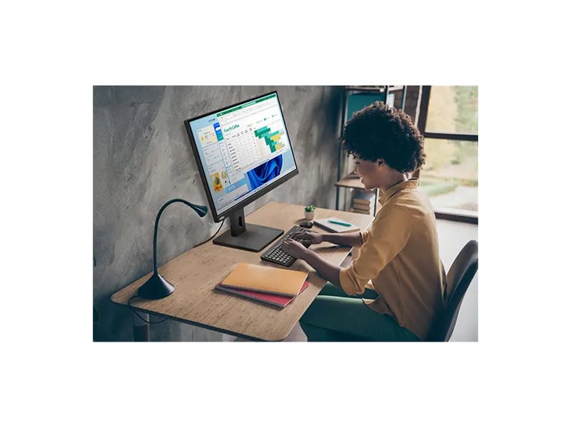 LENOVO ThinkVision E27q-20 - 27p IPS QHD - 16:9 300cd/m2 - HDMI - 1.4 + DP 1.2