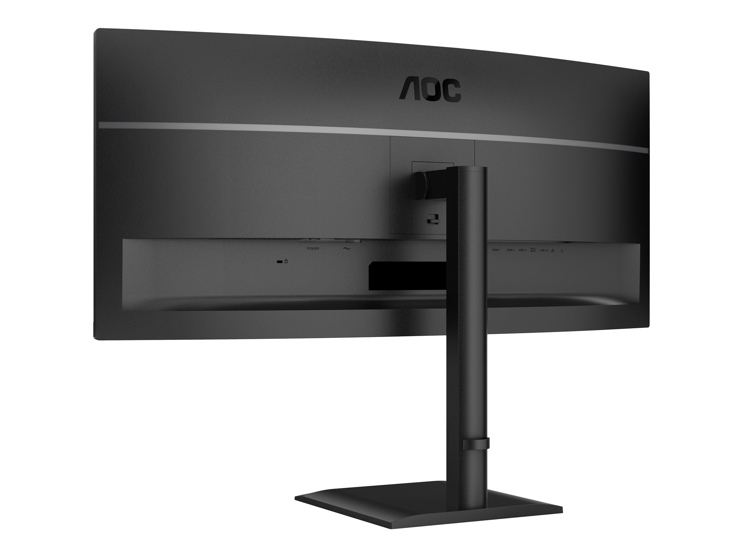 AOC CU34E4CV - Écran incurvé - 34i - 3440 x 1440 UWQHD 120 Hz - VA - 3500:1 - HDR10 - 4 ms - 2xHDMI DP USB-C -HP- GAR 5 ans