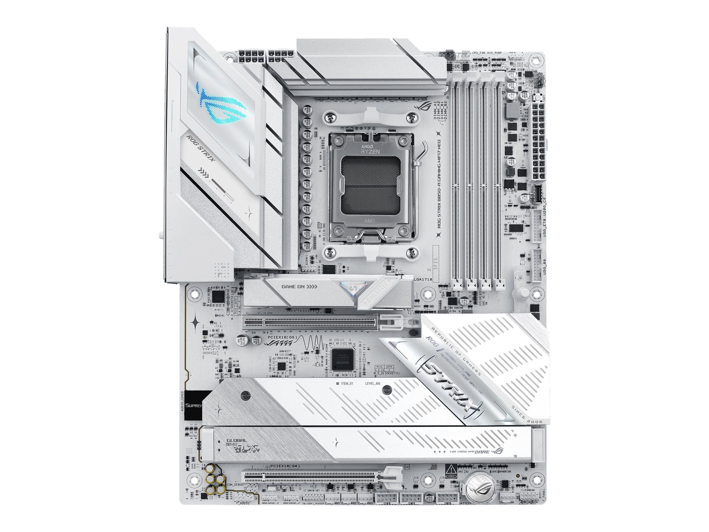 ASUS ROG STRIX B850-A GAMING WIFI7 NEO AMD ATX motherboard DDR5 PCIe 5.0 4xM.2