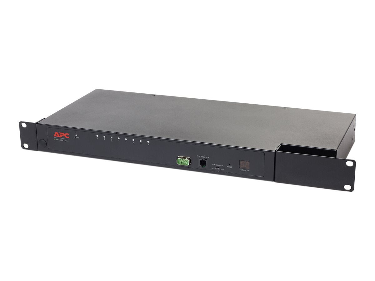 APC KVM 2G Analog KVM switch CAT5 8 x KVM ports 1 local user rack-mountable TAA Compliant