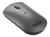 LENOVO ThinkBook Silent - Souris - droitiers et gauchers - bleu optique - 3 boutons - sans fil - Bluetooth 5.0 - gris de fer