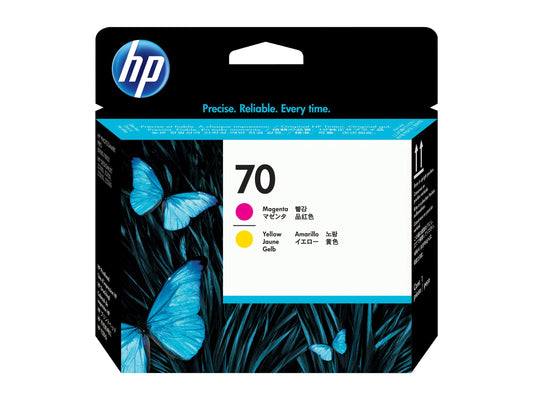 HP 70 original printhead C9406A magenta and yellow standard capacity 1-pack