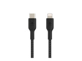 BELKIN BOOST CHARGE USB-C to Lightning Cable Braided 1M Black