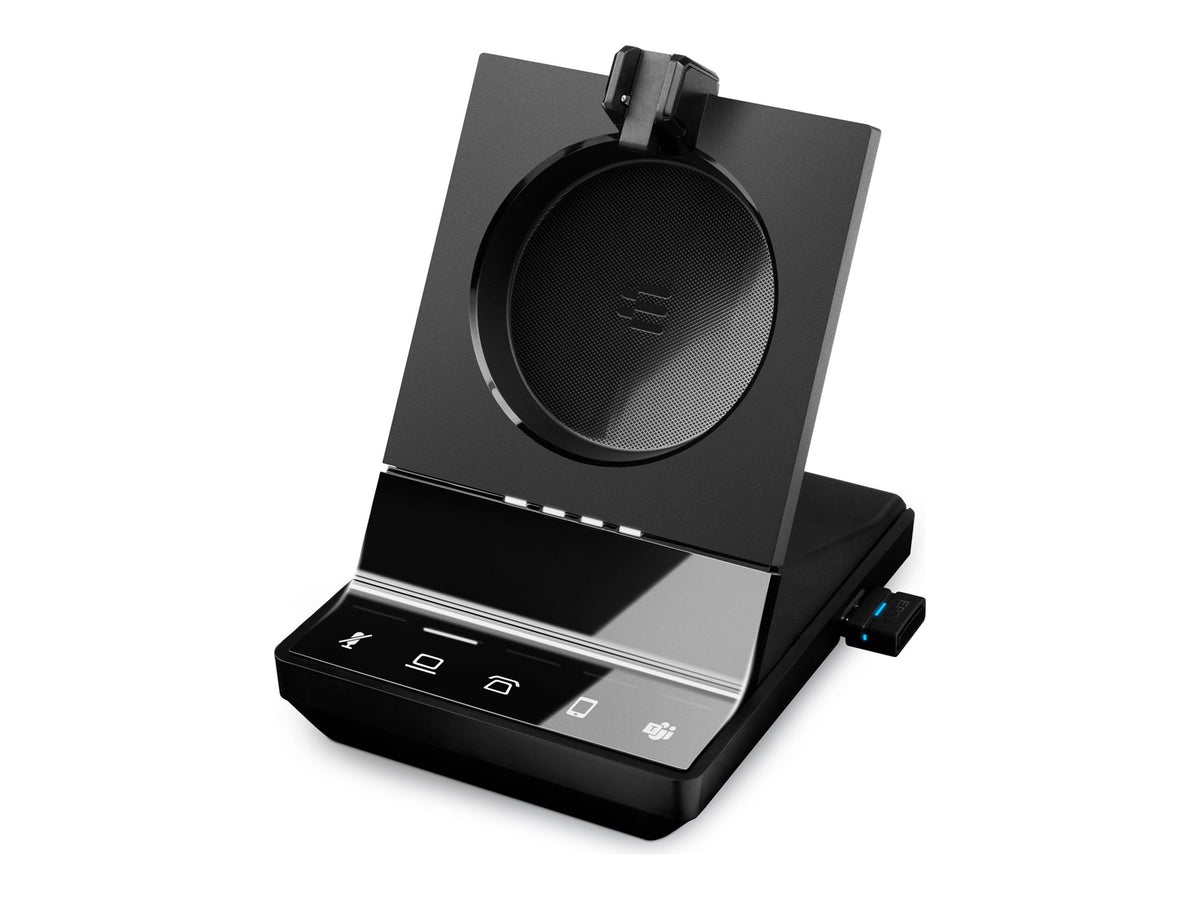 EPOS IMPACT SDW 5036T EU/UK/AUS Wireless DECT Headset monaural with base station for phone mobile and PC incl dongle Teams certified