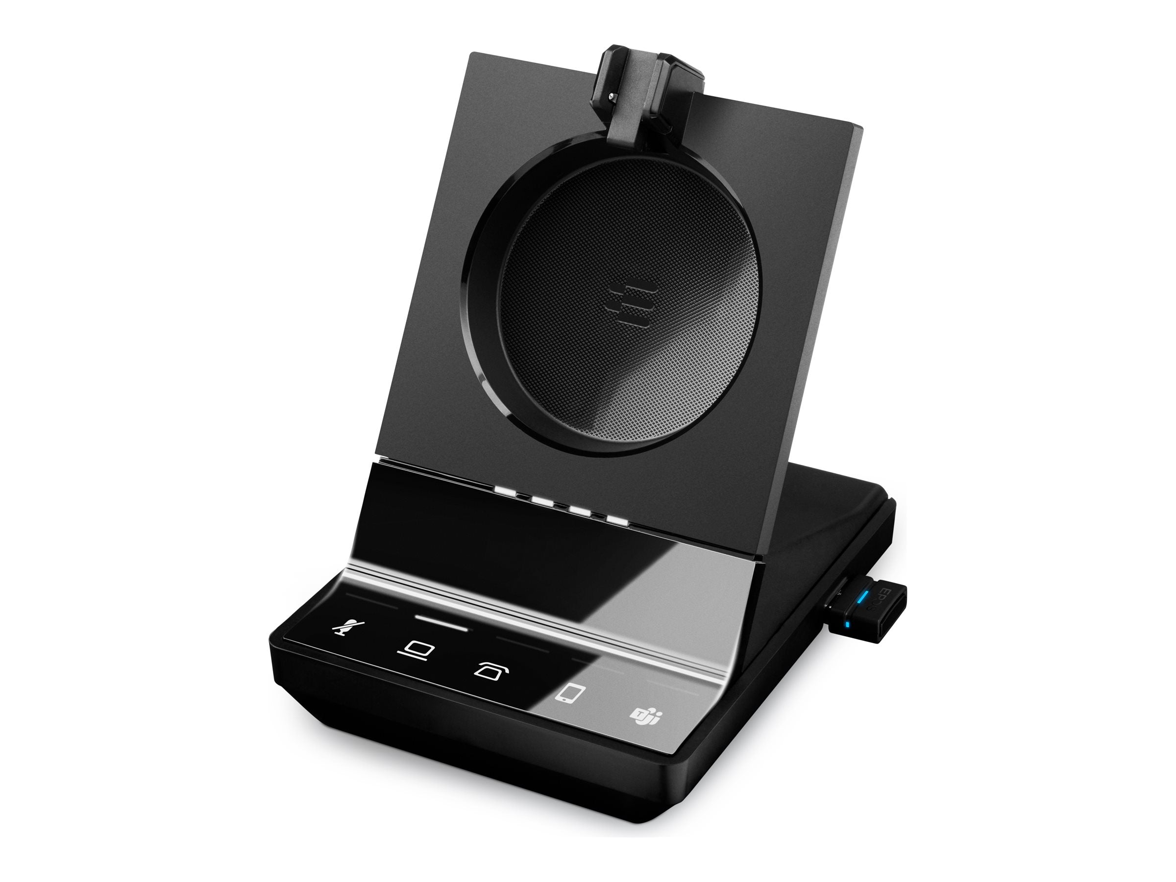 EPOS IMPACT SDW 5036T EU/UK/AUS Wireless DECT Headset monaural with base station for phone mobile and PC incl dongle Teams certified