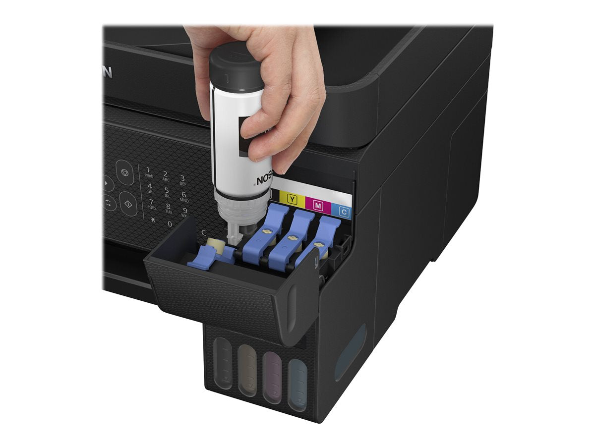 EPSON EcoTank ET-4800 MFP colour inkjet refillable A4 10ppm Print 100sheets USB LAN Wi-Fi Black