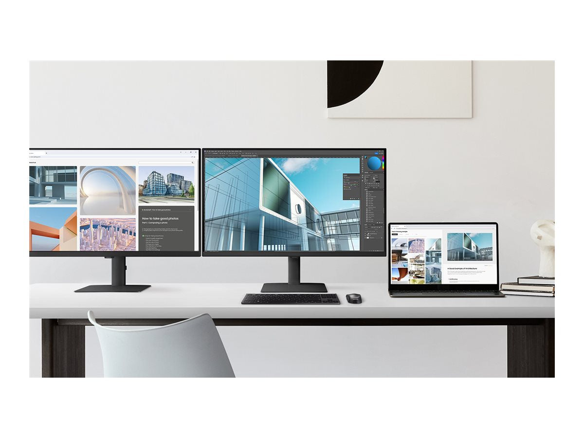 SAMSUNG ViewFinity S24D600UAU - écran LED - USB-C- 24p 2560 x 1440 QHD 100 Hz - IPS - 350 cd/m² - HDMI - DP LAN