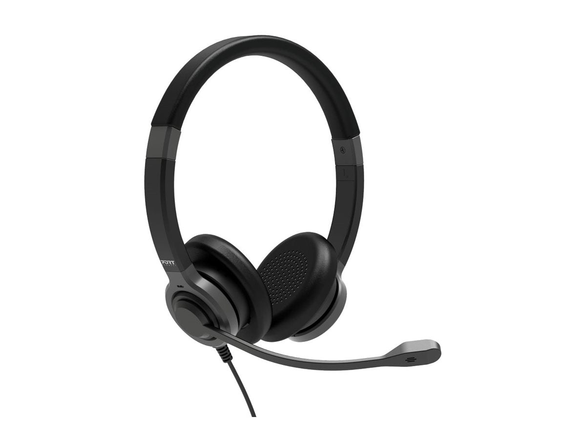 PORT DESIGNS Stereo Headset Active Office Usb Mic Office