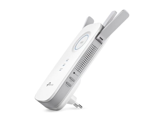 TP-LINK AC1750 Dual Band Wireless Wall Plugged Range Extender Qualcomm 1300Mbps at 5Ghz + 450Mbps at 2.4Ghz 802.11ac/a/b/g/n