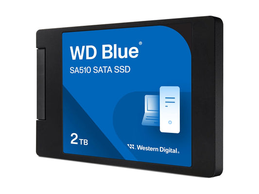 WD Blue SA510 SSD 2To SATA III 6Gb/s cased 2.5p 7mm internal single-packed POWERED BY SANDISK