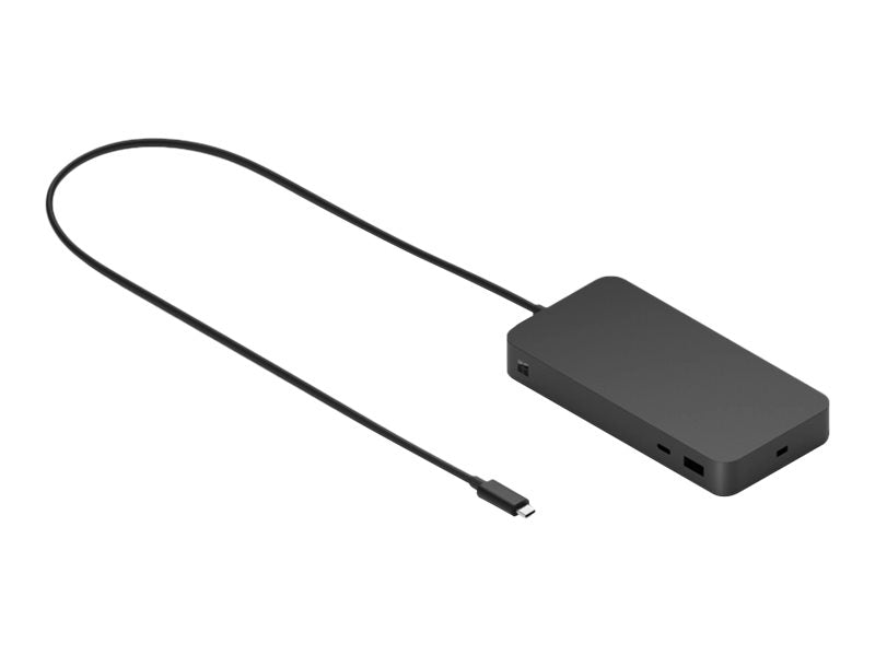 MICROSOFT Surface - Dock Thunderbolt 4 - Station daccueil - 3xUSB-C - 3xUSB 3.2 - Ethernet - Audio Jack - GigE - 165W - Noire