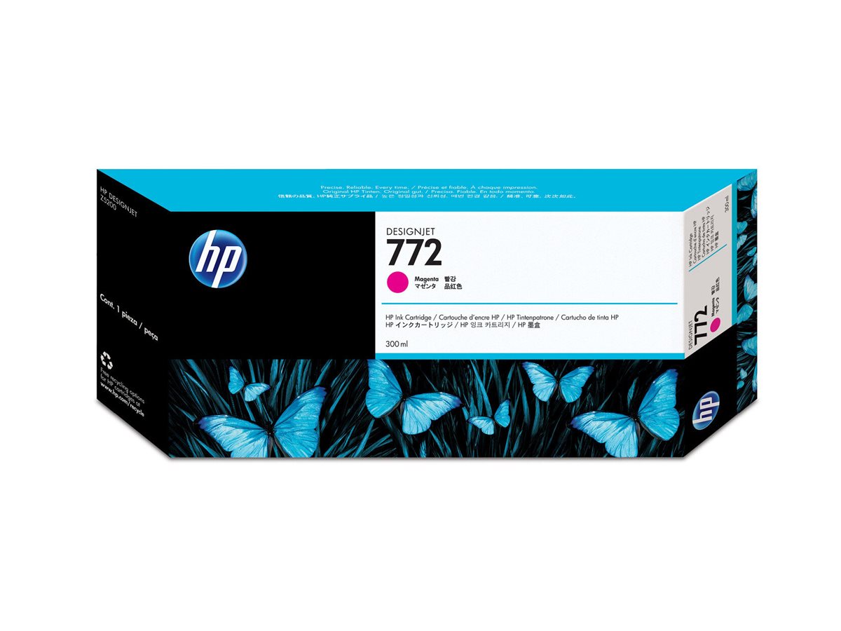 HP 772 original Ink cartridge CN629A magenta standard capacity 300ml 1-pack