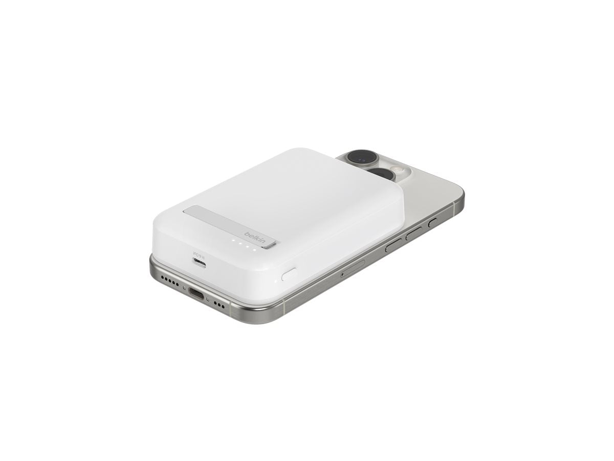 BELKIN 10k Qi2 MagSafe Compatible Powerbank with kickstand