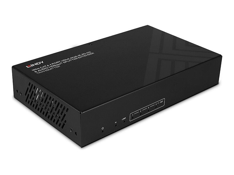LINDY 100m Cat.6 4 Port HDMI 4K60 HDBT Splitter Extender