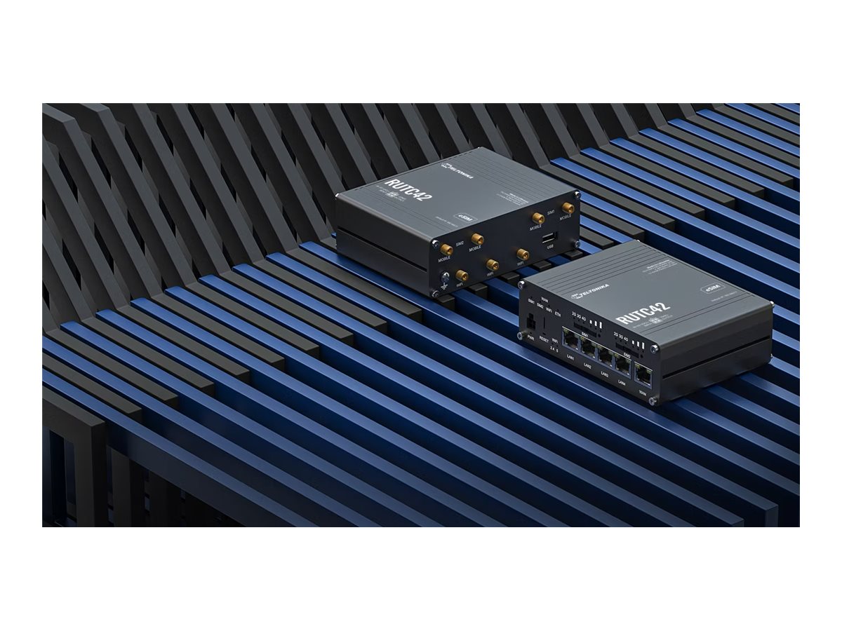 TELTONIKA NETWORKS RUTC42 4G/LTE WiFi 6 EMEA EU Dual Modem Edge Router