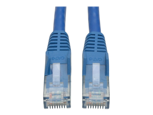 EATON TRIPPLITE Cat6 Gigabit Snagless Molded UTP Ethernet Cable RJ45 M/M Blue 5ft. 1.52m