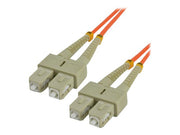 MCL FJOM2/SCSC-5M - Jarretière optique OM2 duplex multimode 50/125 - SC / SC 5m